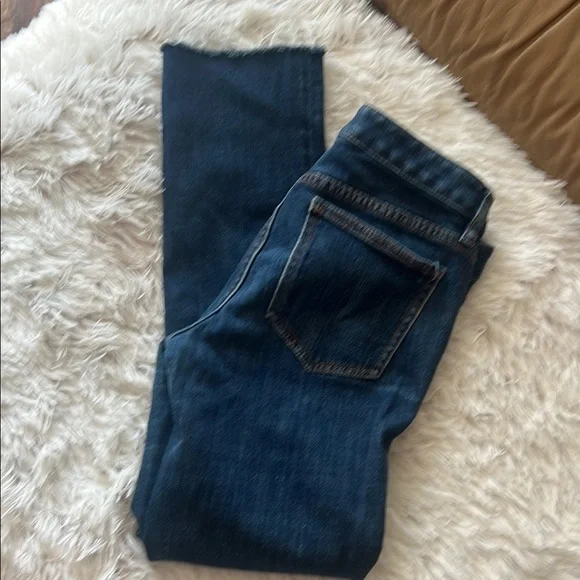 Tory Burch Blue Skinny Jeans with Stretch - Picture 4 of 10